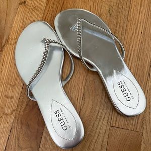 GUESS silver shoes